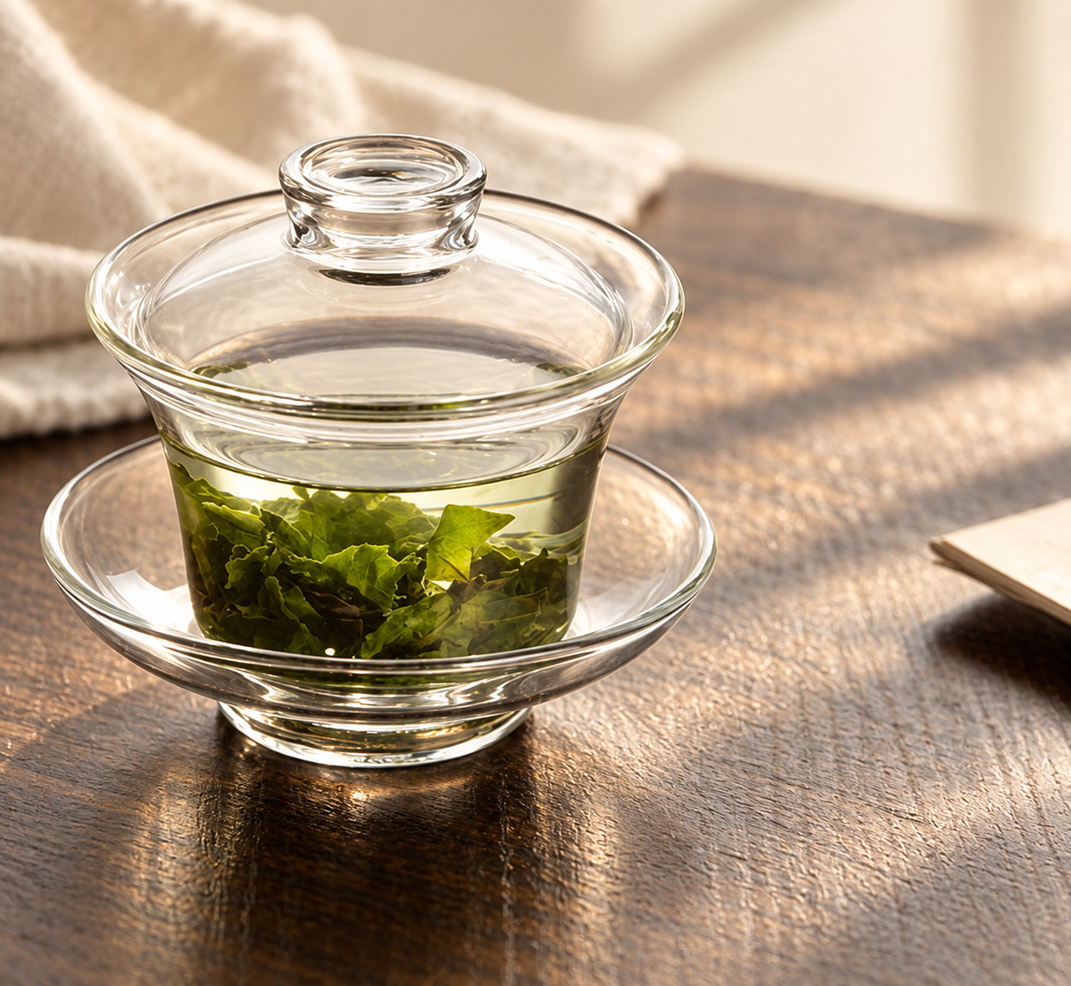 Clear Glass Gaiwan — image 1