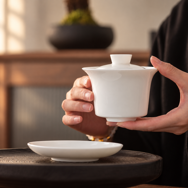 White Porcelain Gaiwan — 250 ml