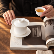 White Porcelain Gaiwan — 250 ml — image 4