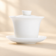 White Porcelain Gaiwan — 250 ml — image 5