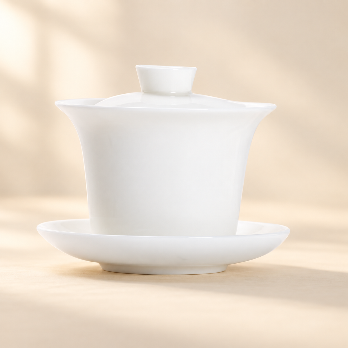 White Porcelain Gaiwan — 250 ml — image 5
