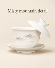 Misty mountain detail