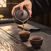 A steady tea pour