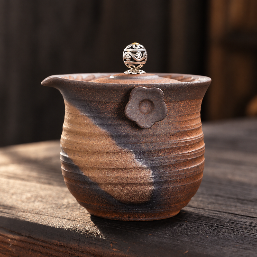 Textured Ceramic Tea Brewer — Three Forms — image 2