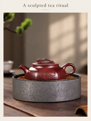 A sculpted tea ritual