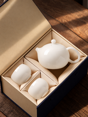White Porcelain Teapots — Five Forms — image 5