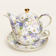 Meadow Floral Ceramic Tea-for-One - source image 1