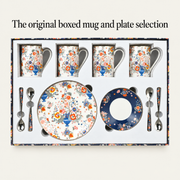 The original boxed mug and plate selection