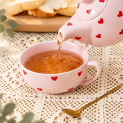 Rounded Ceramic Tea-for-One Set — image 6