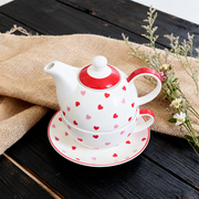 Little Hearts Ceramic Tea-for-One Set — image 2