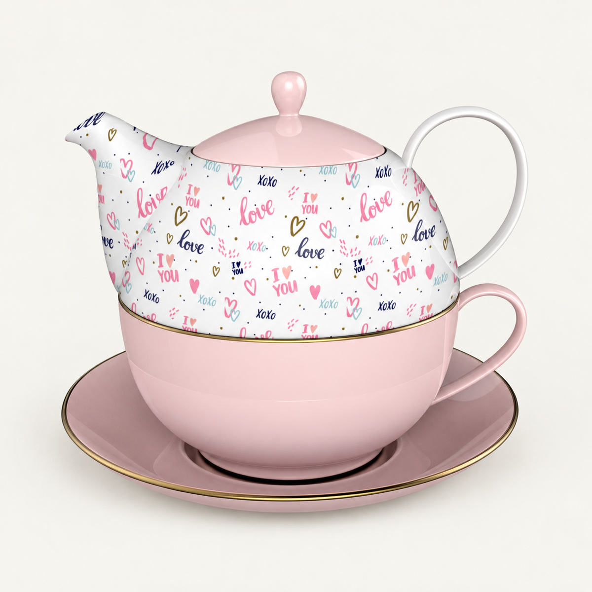Patterned Ceramic Tea-for-One Design Collection - source image 1