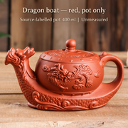 Dragon boat — red, pot only