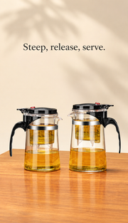 Steep, release, serve