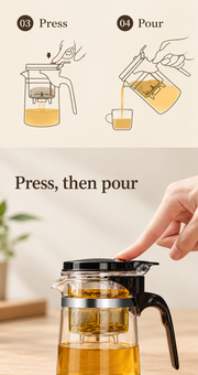 Press, then pour