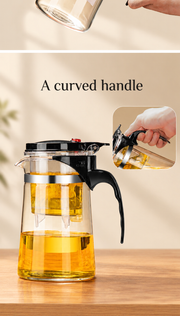 A curved handle