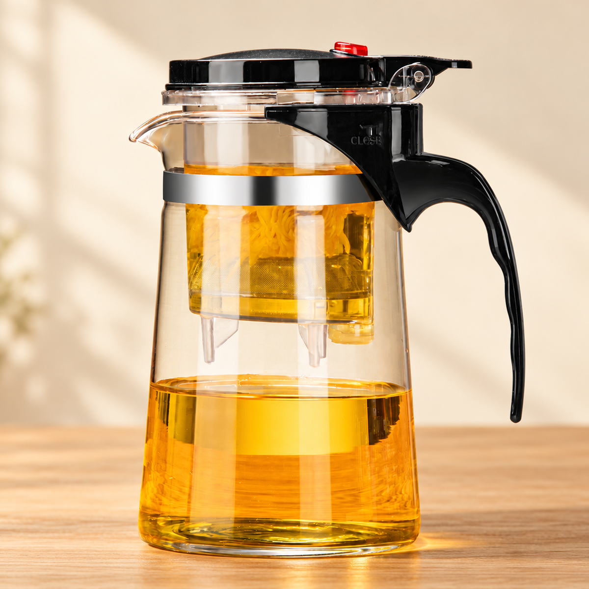 Press-Release Glass Teapots & Handled Cups — image 4
