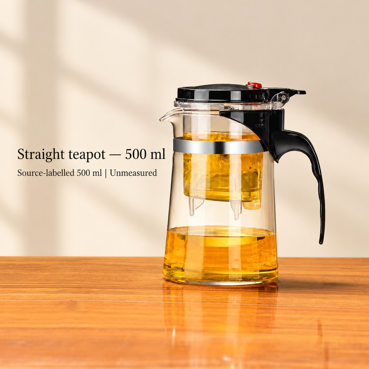 Press-Release Glass Teapots & Handled Cups — image 5