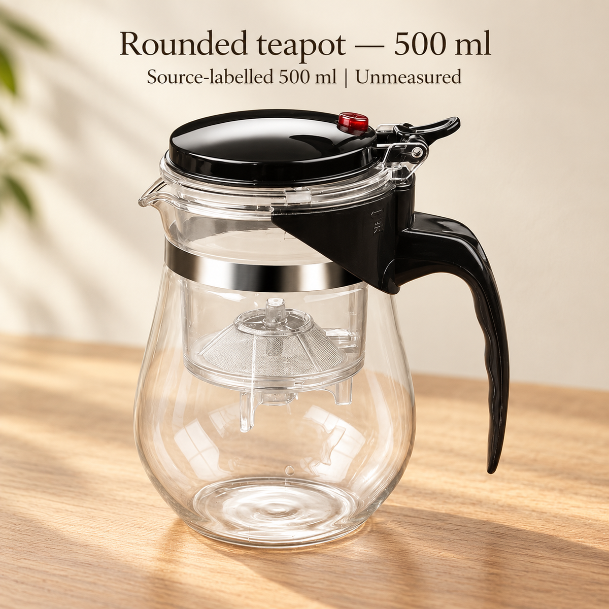 Press-Release Glass Teapots & Handled Cups — image 6