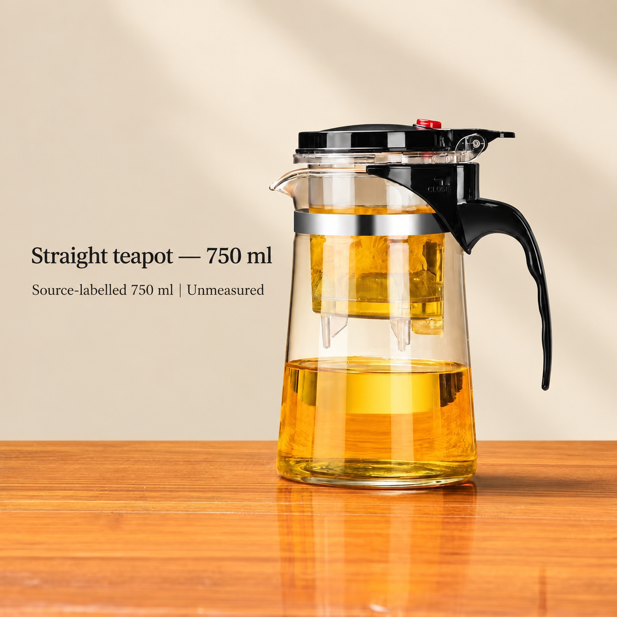 Press-Release Glass Teapots & Handled Cups — image 7