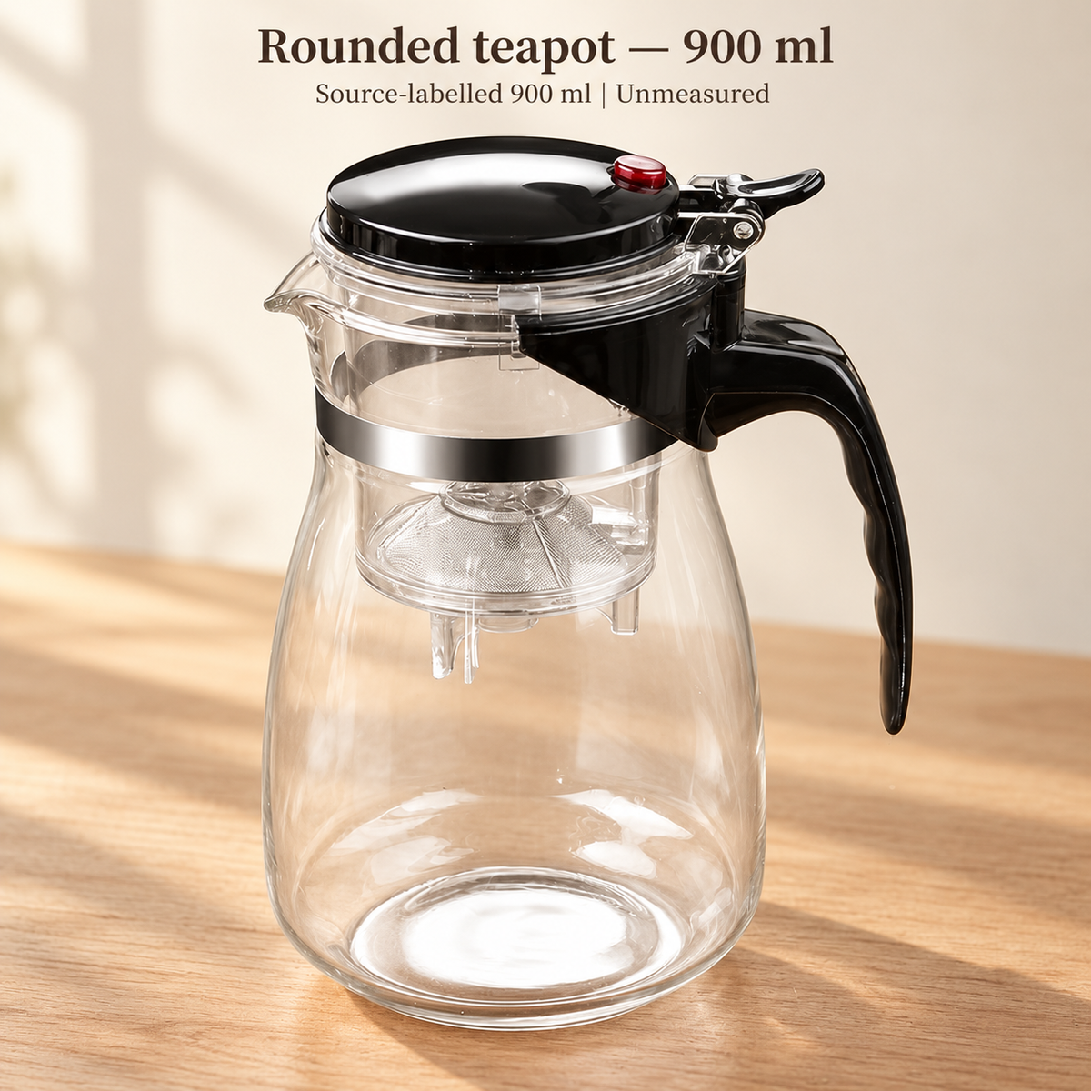 Rounded teapot — 900 ml