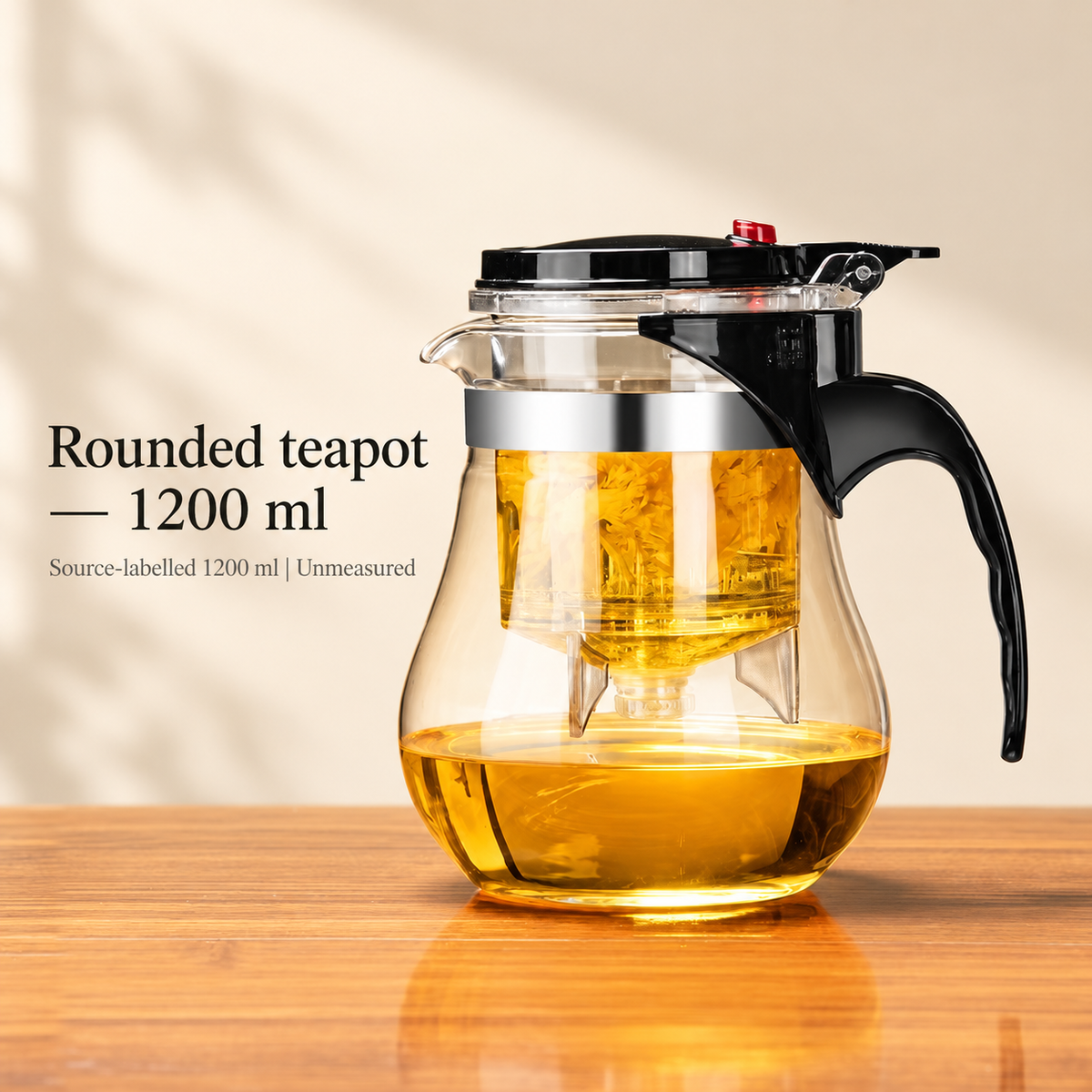Rounded teapot — 1200 ml