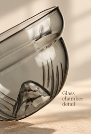 Glass chamber detail