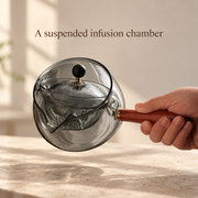 Side-Handle Glass Teapot & Six-Cup Sets — image 2