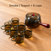 Side-Handle Glass Teapot & Six-Cup Sets — image 8