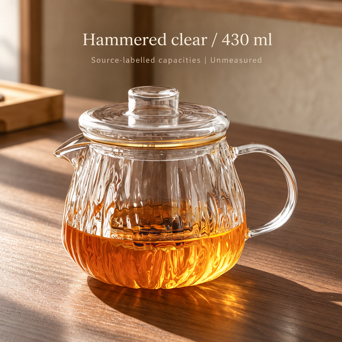 Hammered clear | 430 ml