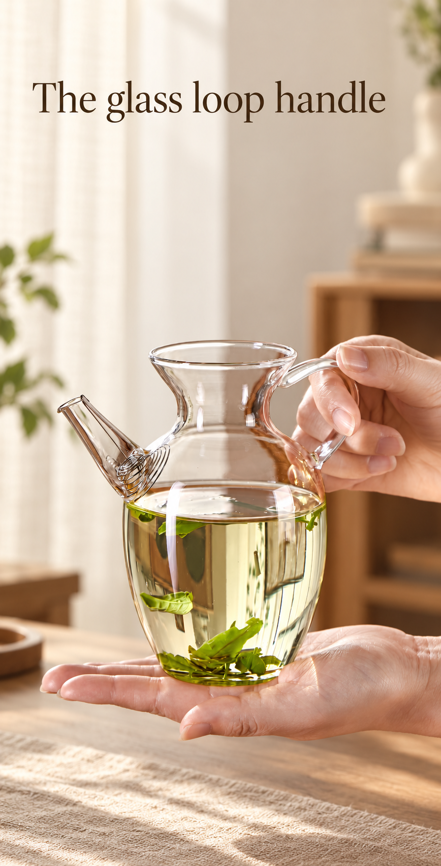 The glass loop handle