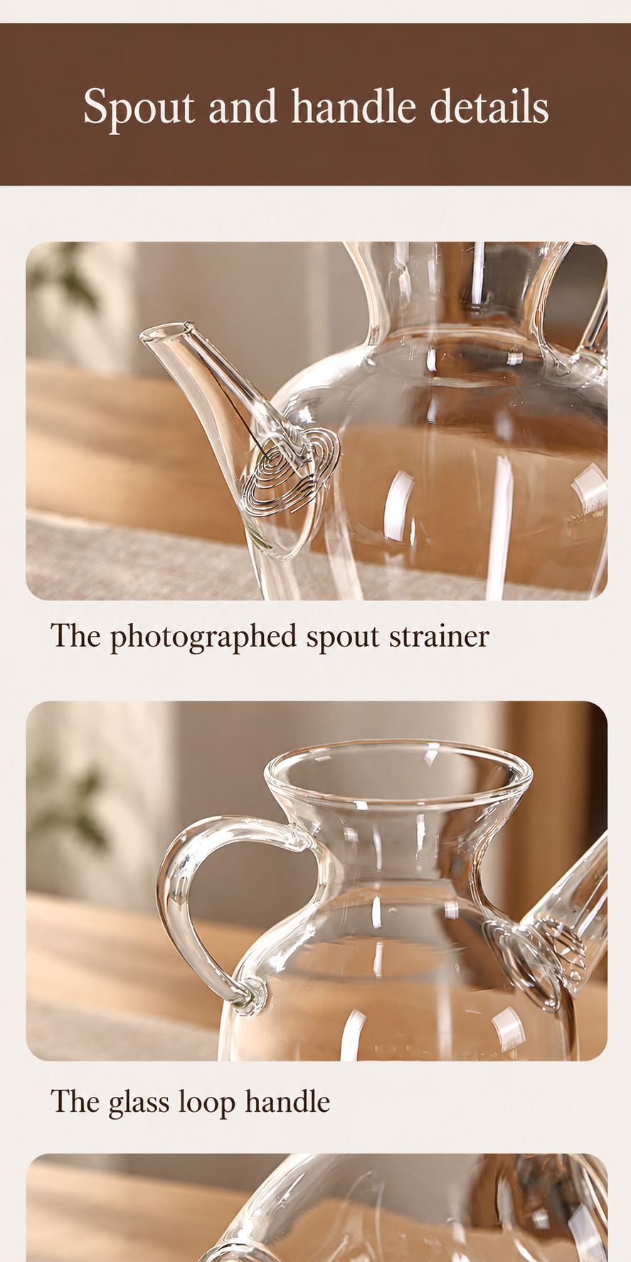 Spout and handle details