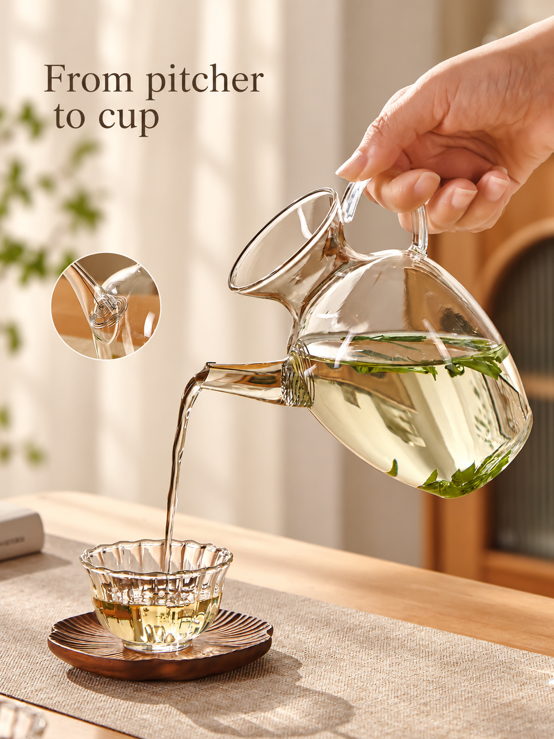 Long-Spout Glass Tea Pitchers & Cup Sets — image 4