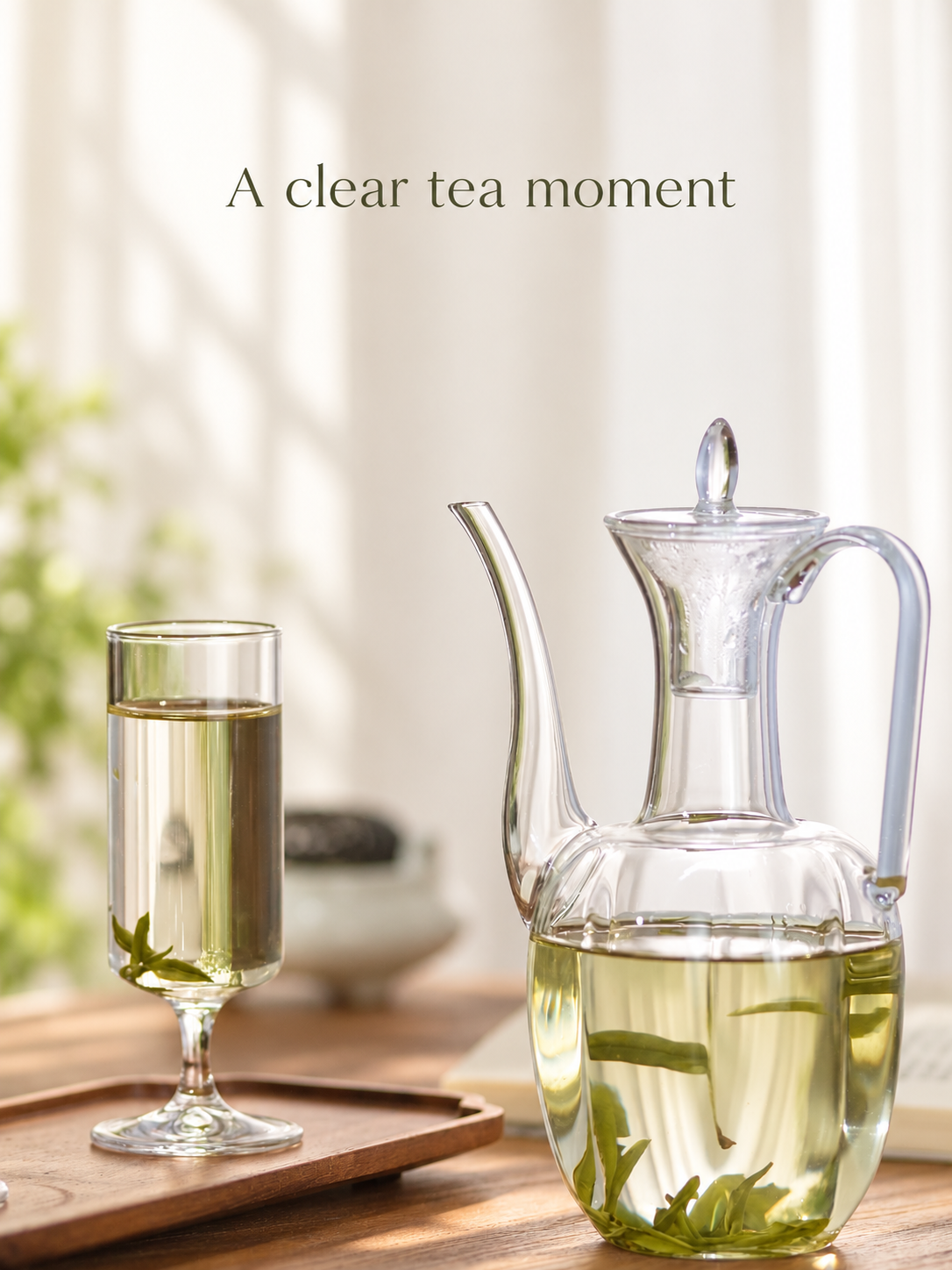 Song Style Glass Tea Ewer & Cup Sets — image 3