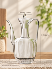 Clear glass ewer / supplier thickened version