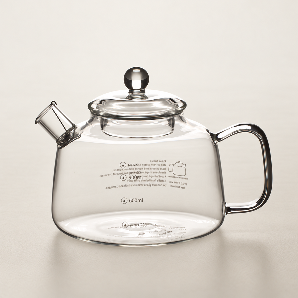Clear Glass Tea Pots & Four-Cup Sets — image 5