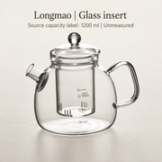 Longmao / glass insert / source-labelled 1200 ml