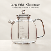Large Yufei / glass insert / source-labelled 2000 ml