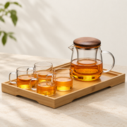 Four cups on a tray