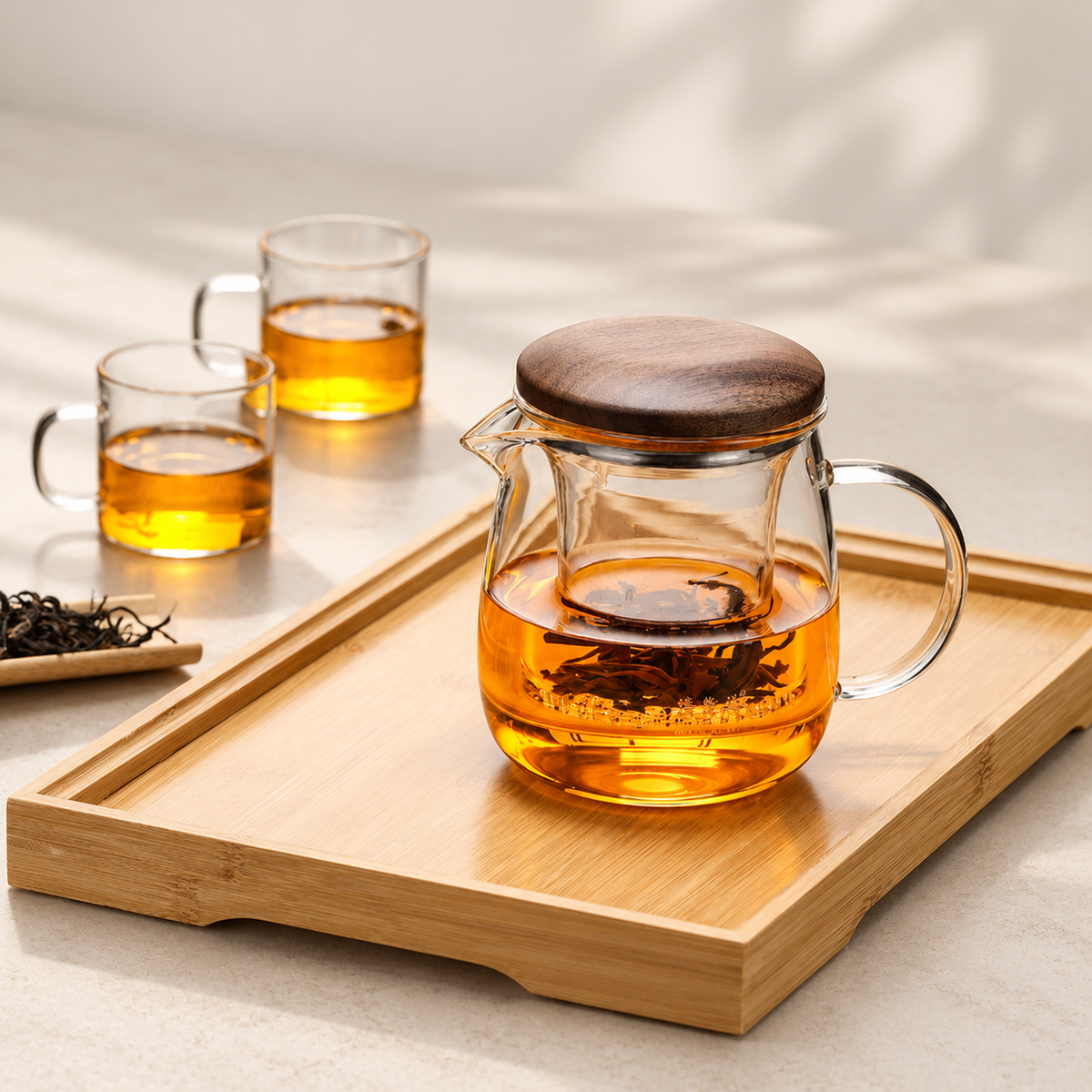 Glass Infuser Teapots & Cup Sets — image 3