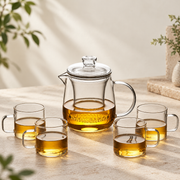 G-600 / glass lid / 600 ml + 4 cups / source-labelled capacity