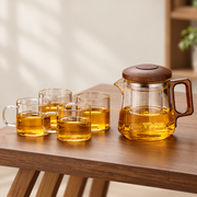 Qingling / short spout / 600 ml + 4 cups / source-labelled capacity