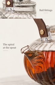The spiral at the spout