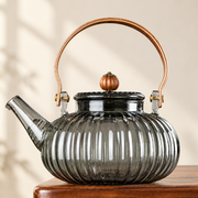 Smoke-black pumpkin pot