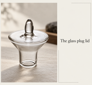 The glass plug lid