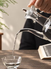 A pour in close view