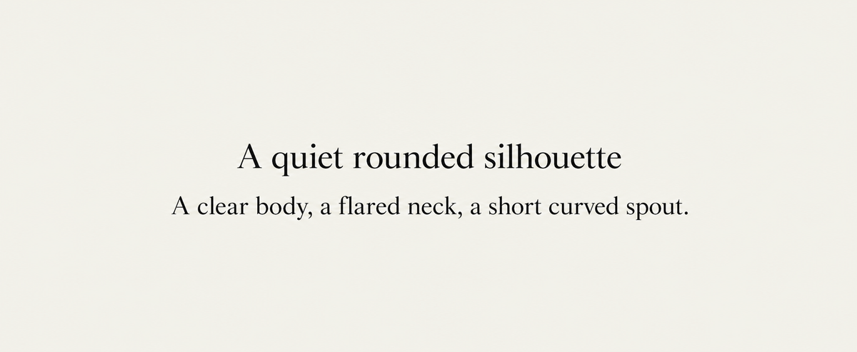 A quiet rounded silhouette