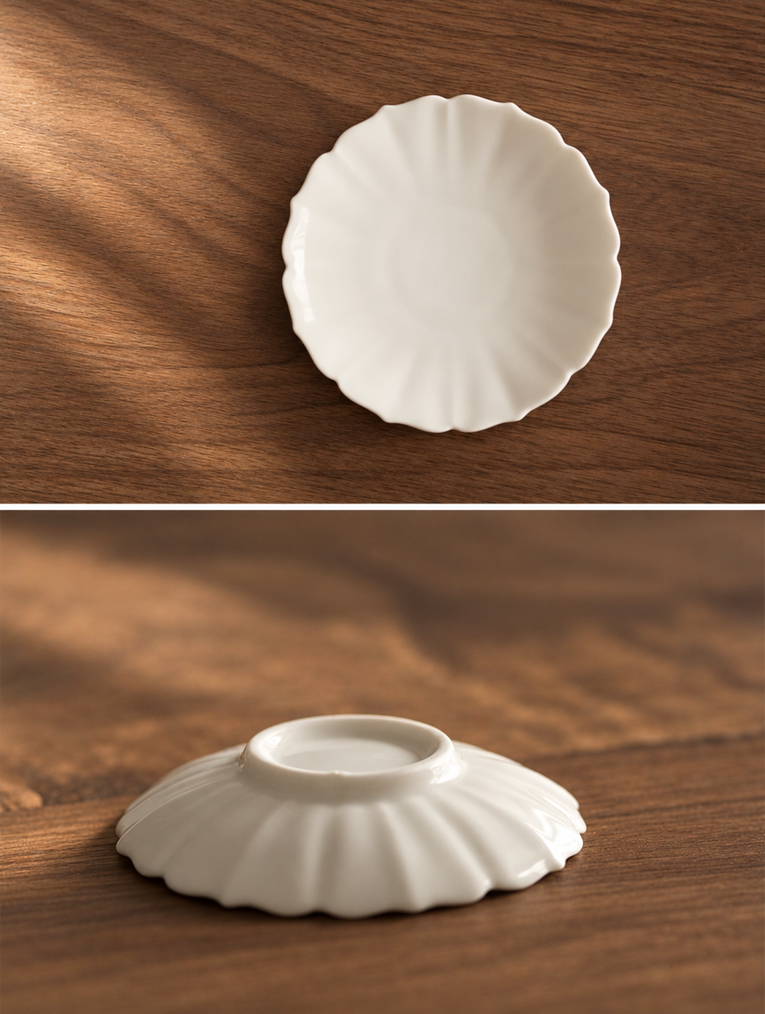 Suggested ceramic saucer