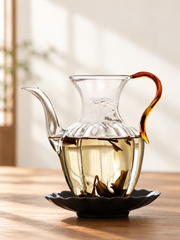 Lotus Glass Tea Ewer — image 1