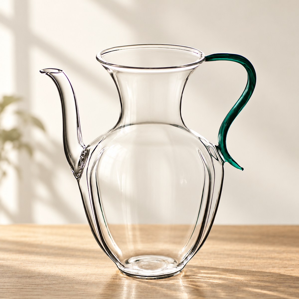 Small / dark green handle