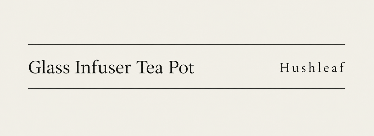 Glass Infuser Tea Pot